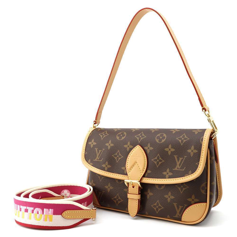 Louis Vuitton Bag Fuchsia Diane NM Monogram Shoulder - Picture 2 of 7
